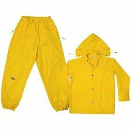 CUSTOM LEATHERCRAFT Suit 3XL 3PC Yellow Polyester R1023X